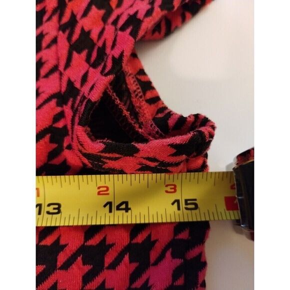 The Children's Place Red & Black Houndstooth Pattern Dress Girls Size‎ XL 14 - Picture 5 of 9